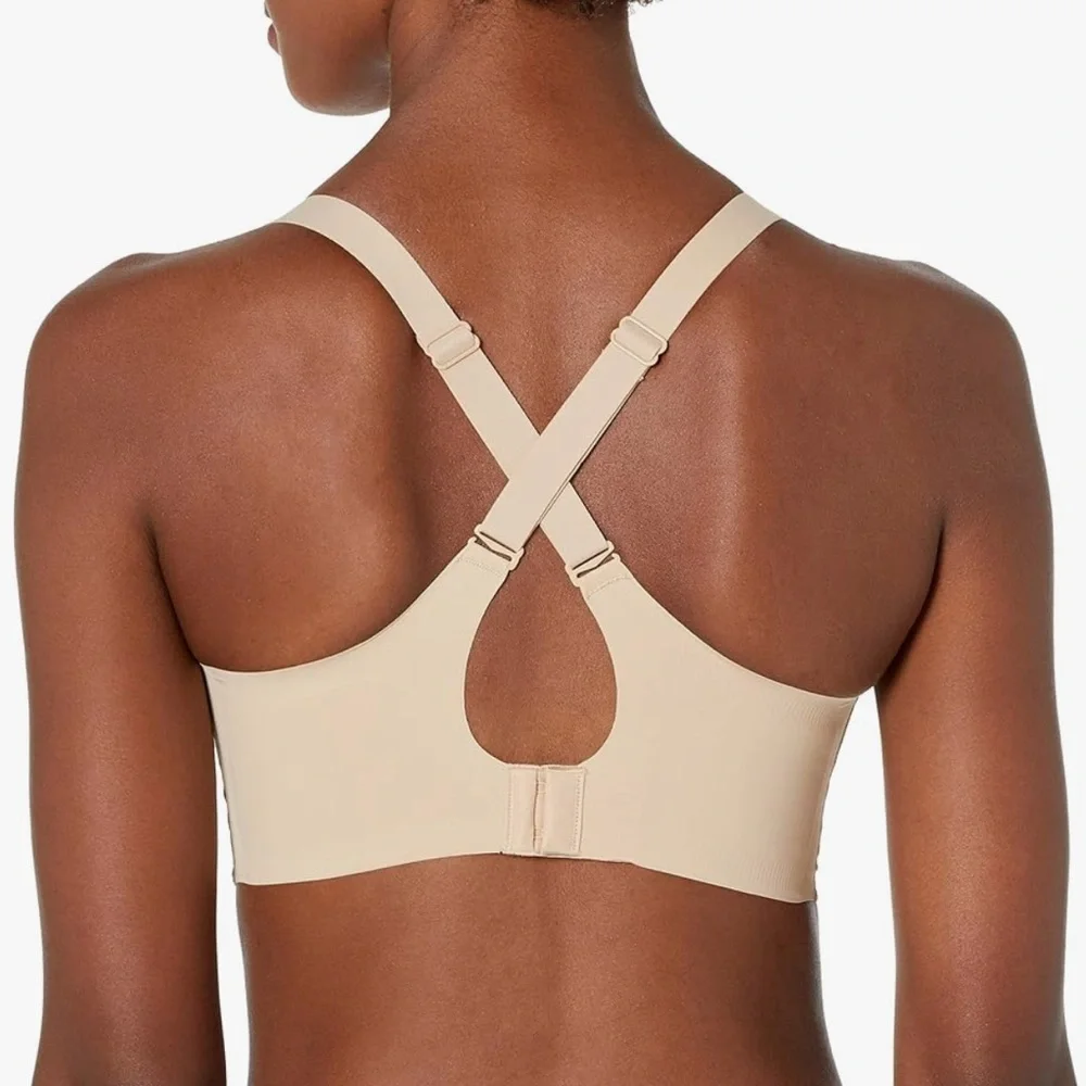 Bali Comfort Revolution Underwire Bra Easylite Full-Coverage Beige Plus Size 3X